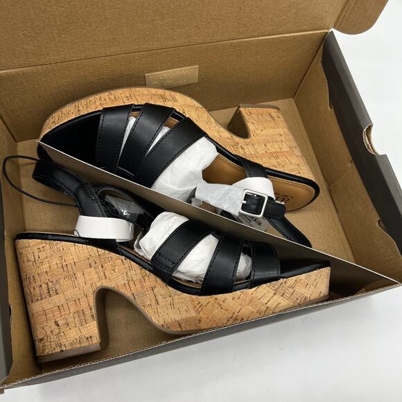 a.n.a Womens Billie Heeled Sandals Black Color Size 11M - Picture 14 of 15